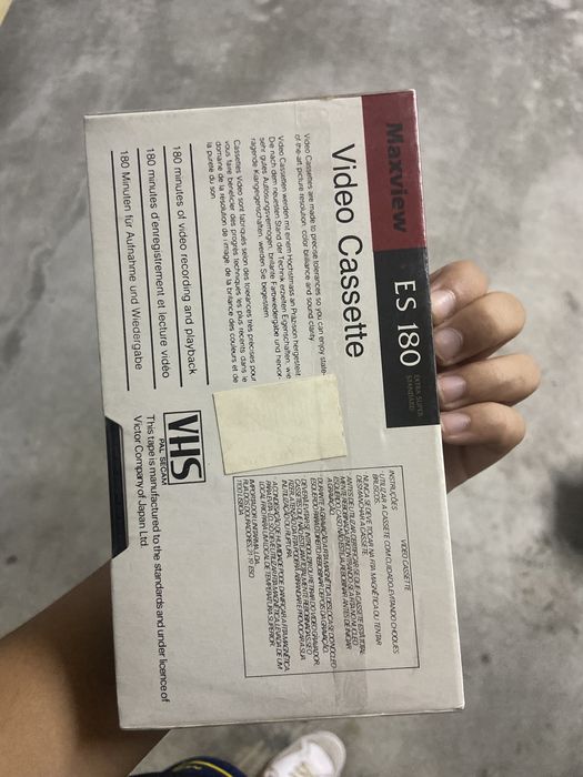 VHS cassette (preço negociavel)