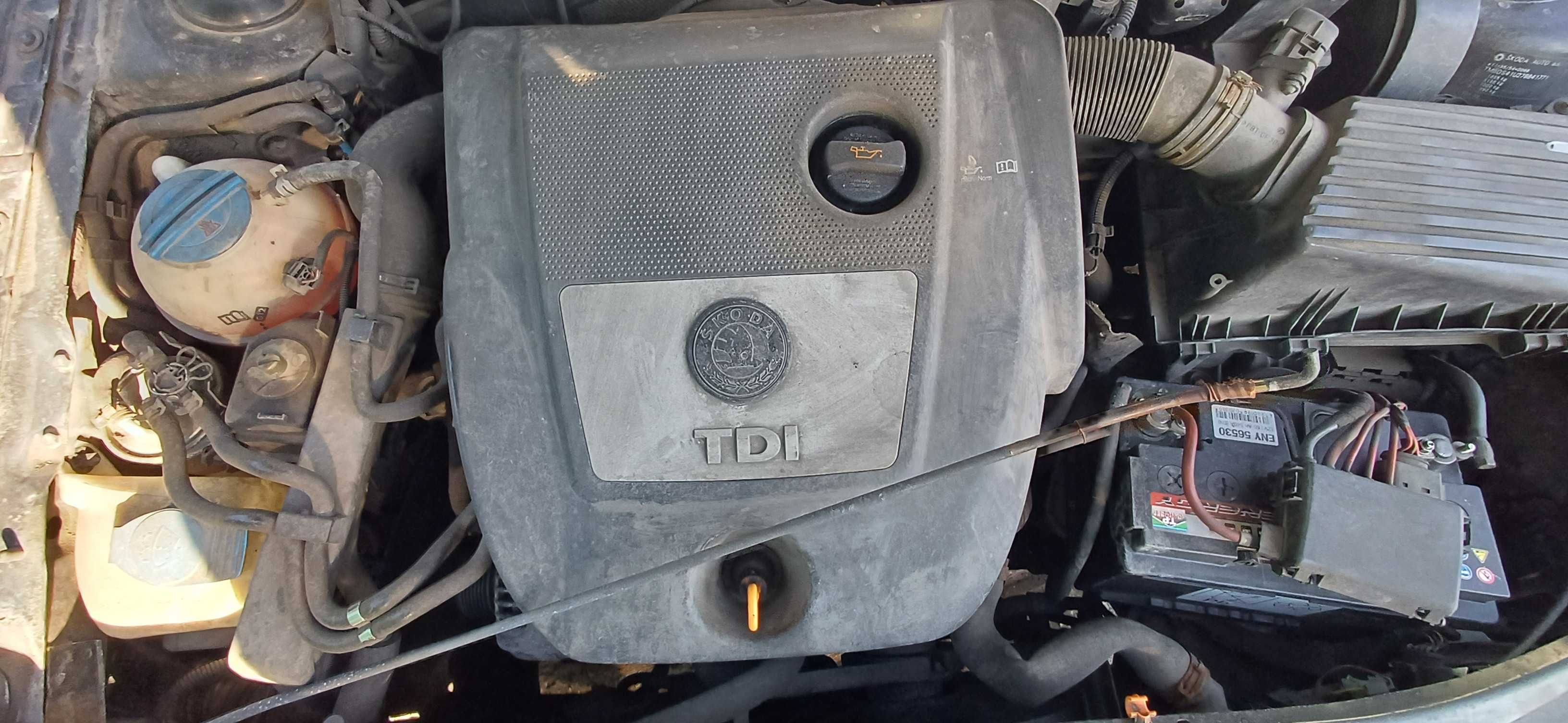 2006 Skoda Octavia I 1.9 TDI 100KM AXR kolor 9910 Silnik części
