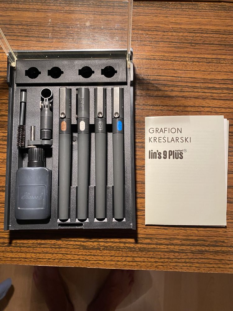 Grafion kreślarski Lin’s 9 plus DDR NRD nowe PRL