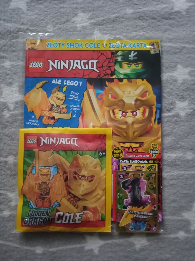 Złoty Smok Cole njo781 - LEGO Ninjago magazyn 4/2023
