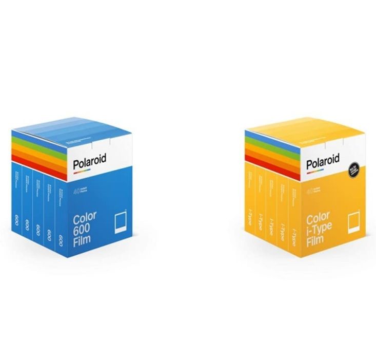 Polaroid Color Film 600/I-Type 5-PACK 40шт - Пленка Картридж Касета