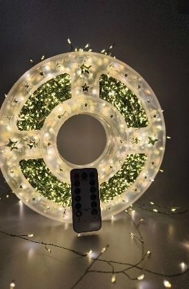 Гірлянда мішура 50 м / 1500 LED з пультом