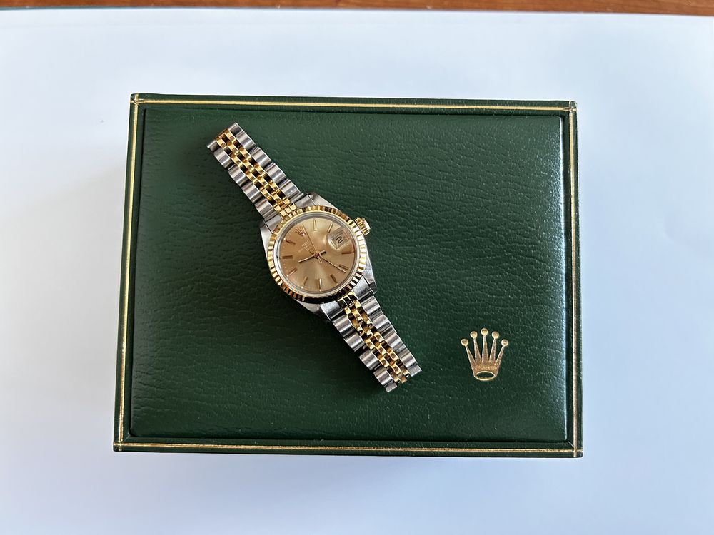 Rolex Datejust 26mm Aço e Ouro