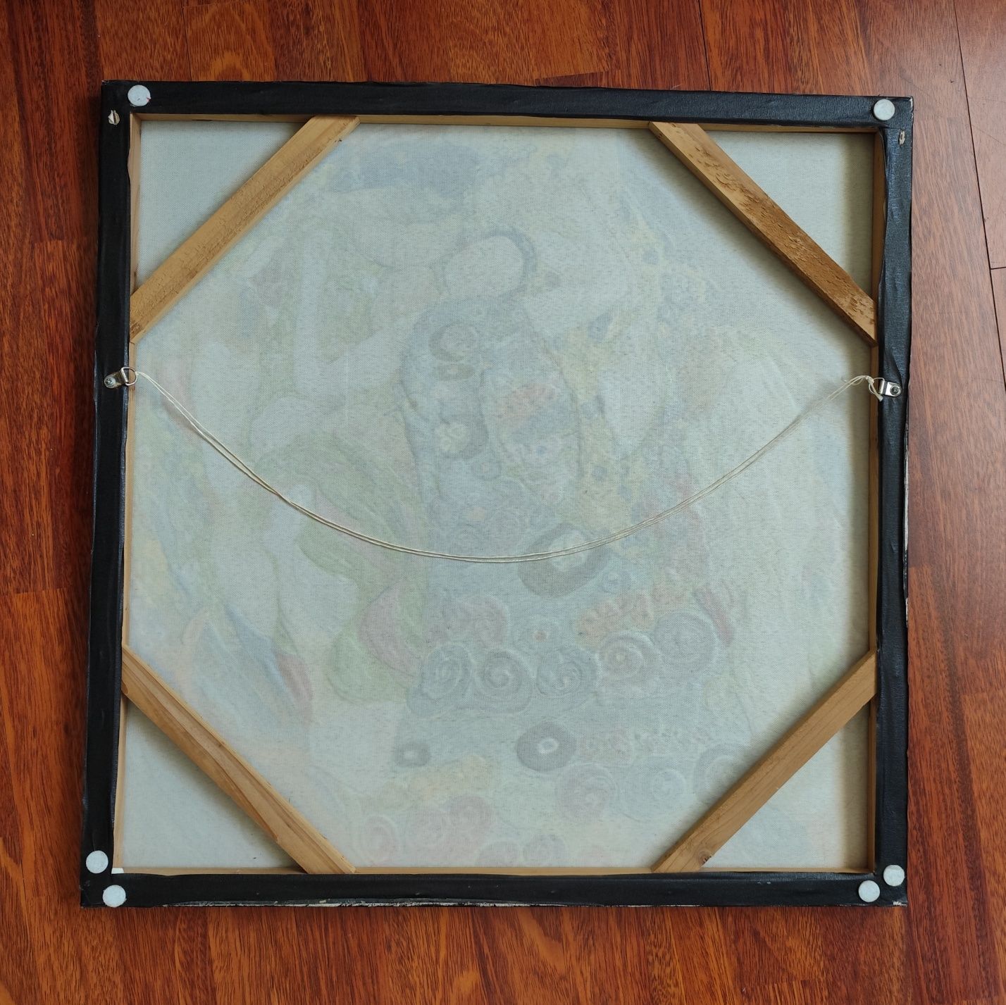 Quadro Impresso+Óleo (estilo Klimt)