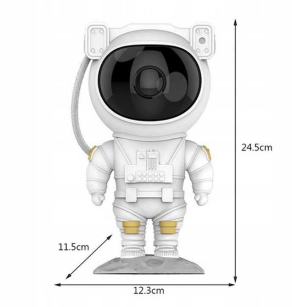 Projektor gwiazd Astronauta Kosmonauta Lampka nocna