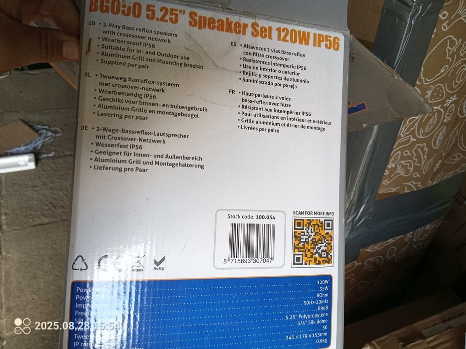 BG050 dwudrożny system głośników bass reflex 120 watt 

Cena 139 zl

G