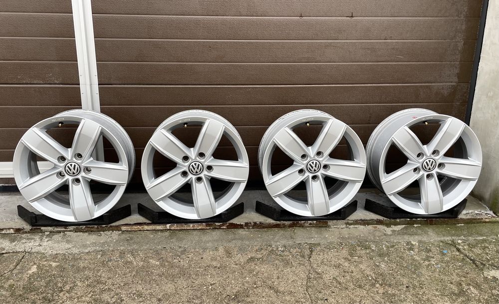 4x felgi aluminiowe 5x112 r16 et42 6,5J Alufelgi Oryginał VW 16”