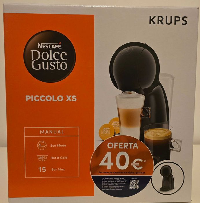 Máquina de Café Krups Dolce Gusto Piccolo XS Black