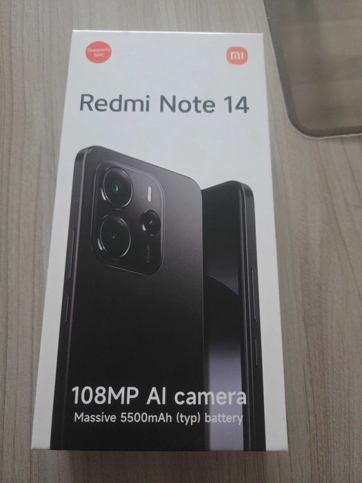 Redmi note 14 BLACK, 8G Ram 256G