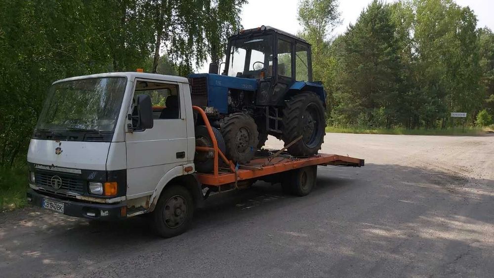 Евакуатор в Куликівці. Перевезу авто, трактор, спецтехніку