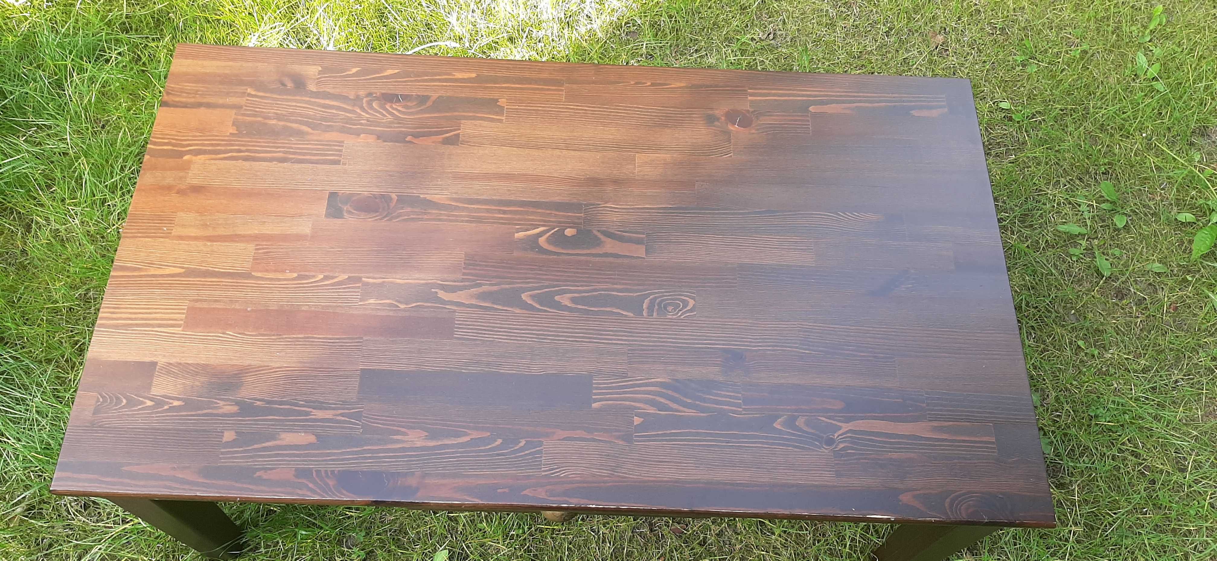 Ława drewniana z szufladą