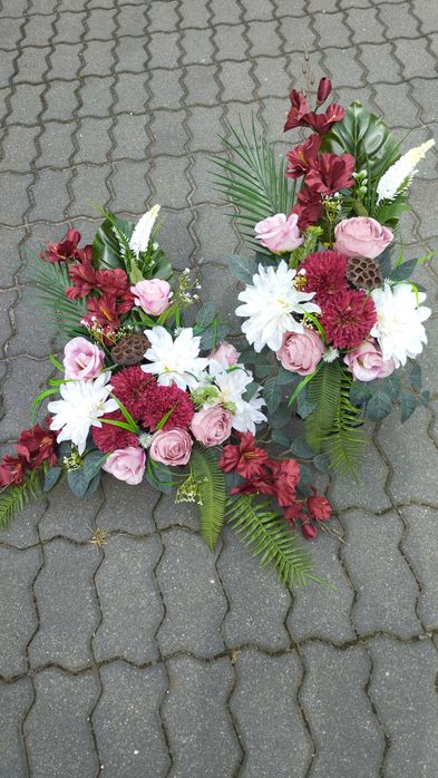 Stroik na cmentarz, chryzantema