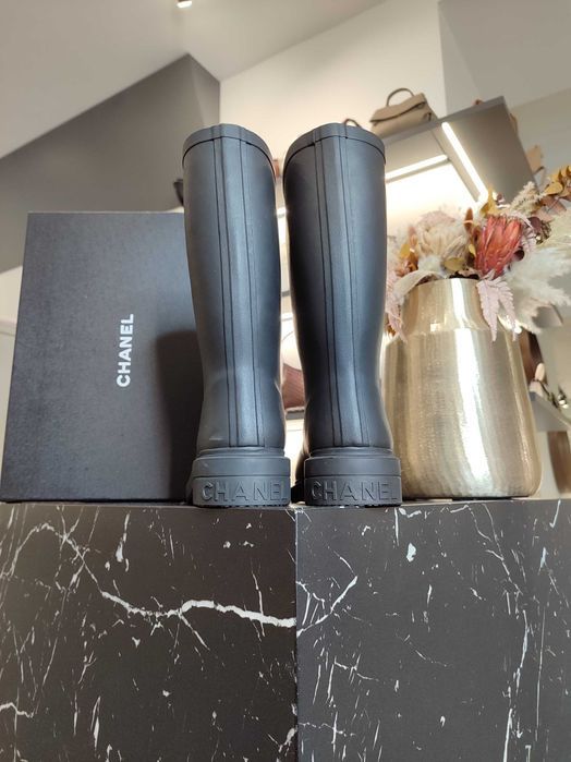 Чоботи 24C Rubber Rain Boots Black