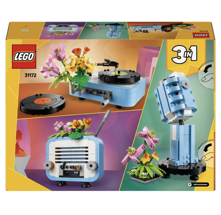 NA LEWARA nowe klocki LEGO Creator 31172 3 w 1 gramofon