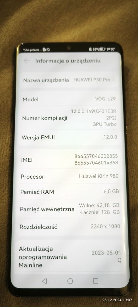 Huawei P30 Pro 100% SPRAWNY
