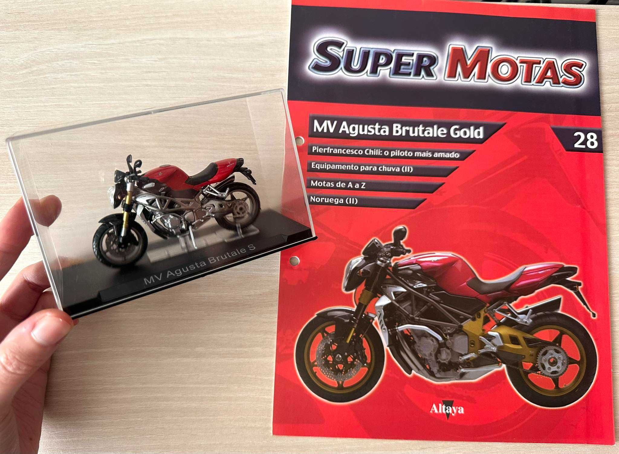 Coleção Super Motas Altaya motos fasciculos miniaturas vintage