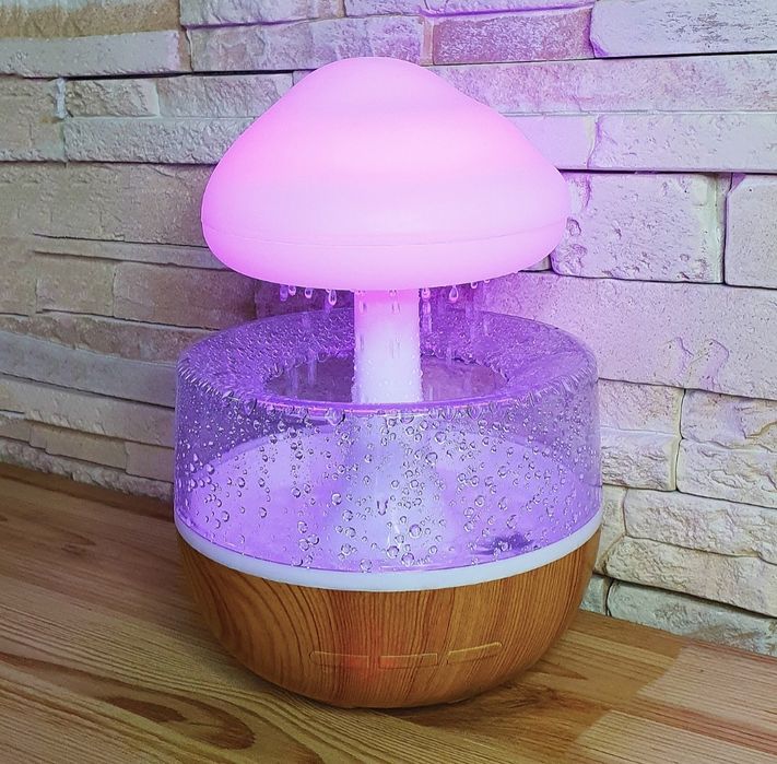 Увлажнитель воздуха, подсветкой, Rainy Mushroom, аромадифузор, ночник