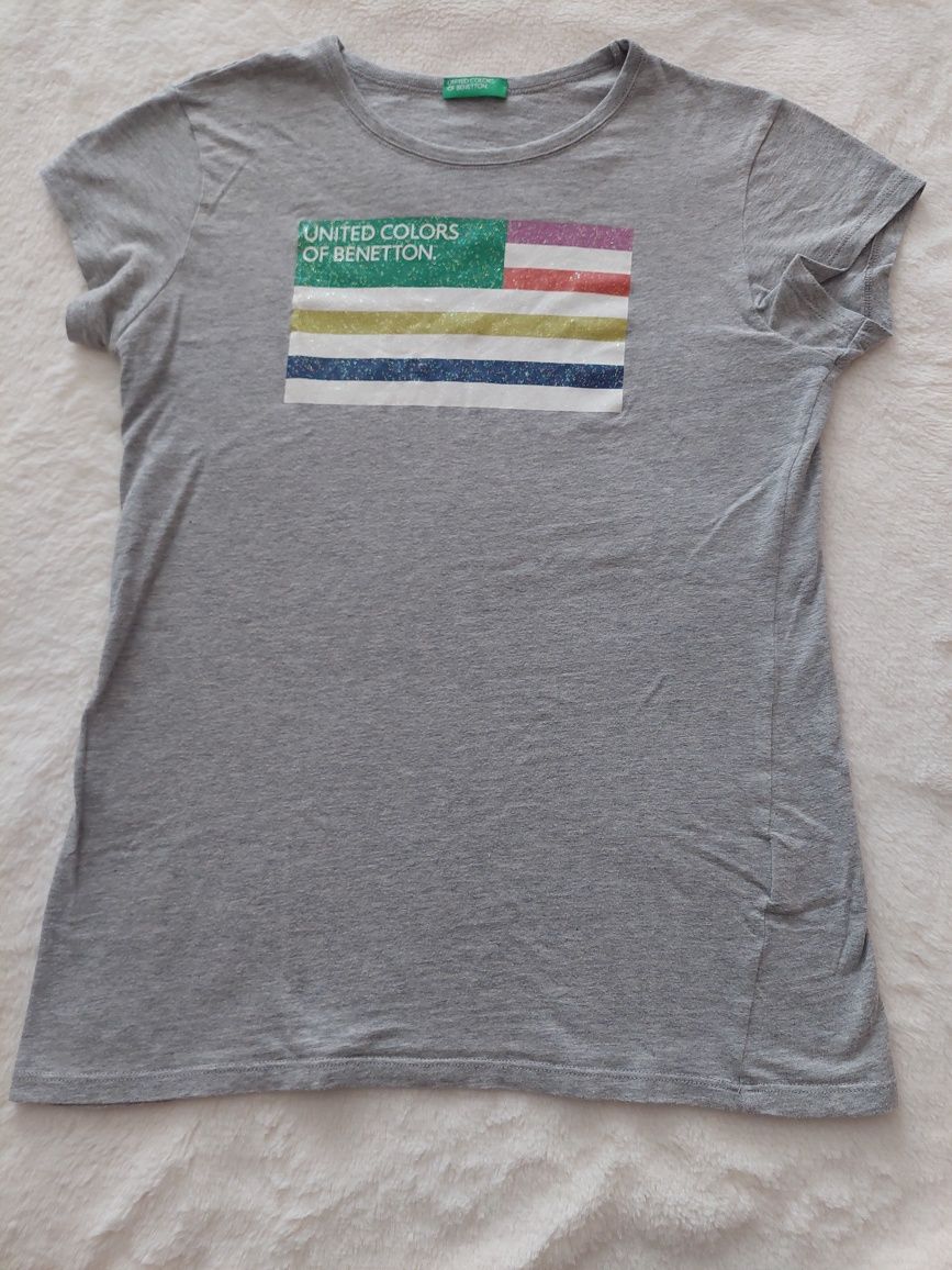 T-shirt cinzenta da Benetton