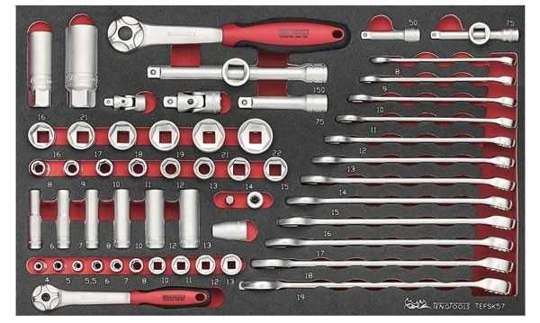 Mala com 118 Ferramentas Teng Tools SCE1