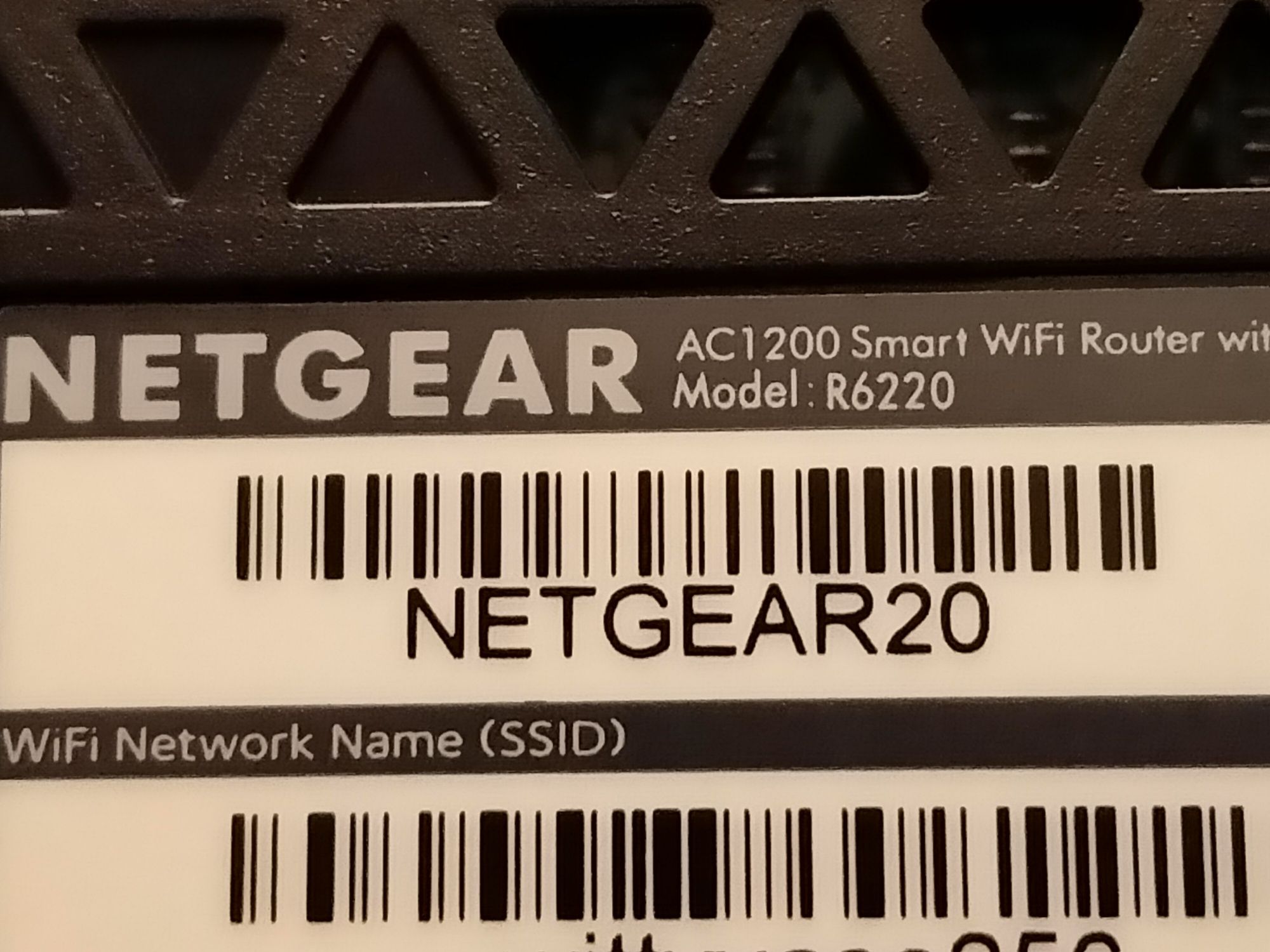 Router wifi NETGEAR - AC1200 model R6220