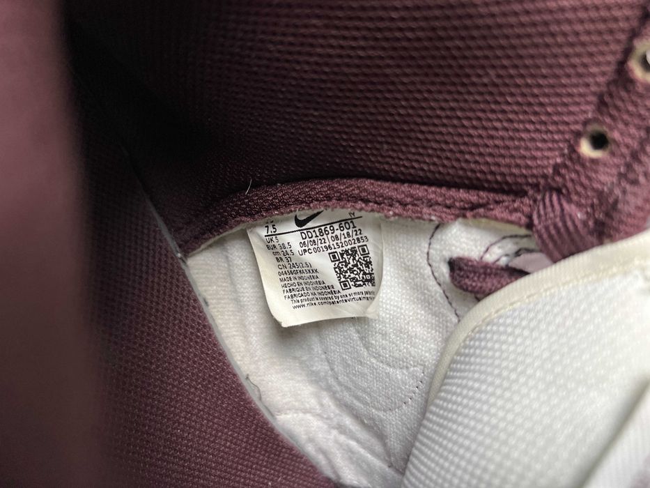 Оригинальные кроссовки Nike Dunk High - 38.5 24.5 cm - куртка