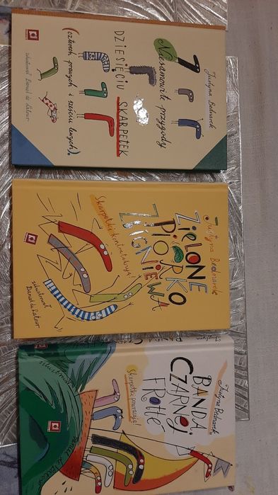 Justyna Bednarek 3 książki  o skarpetkach