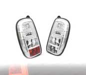 FAROLINS TRASEIROS DACIA DUSTER 10-13 LIGHT BAR FUNDO CROMADO