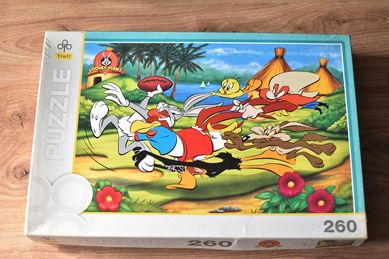 Puzzle dla dzieci, 260, Looney Tunes/Zwariowane melodie, kompletne