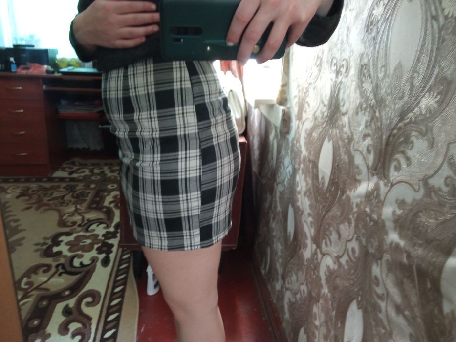 Класична клітинчаста спідниця в стилі тартан