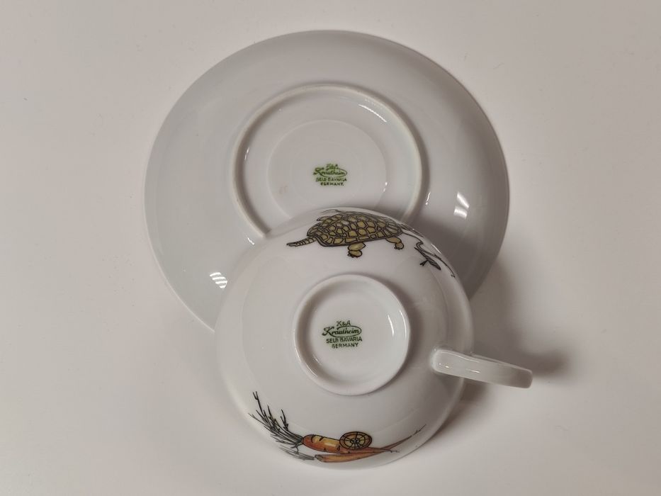 1 Duo Krautheim: rak, szparagi, cebula i pomidory, Niemcy lata 1960-70