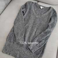 100% kaszmir wełniany sweter damski H&M rozm M