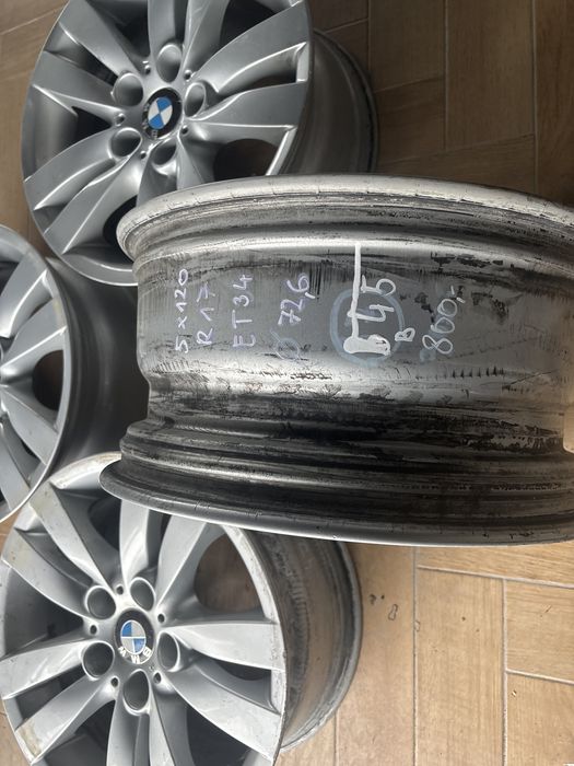 Felgi aluminiowe Bmw 5x120 R17 8j Et 34 otw 72,6 nr B45