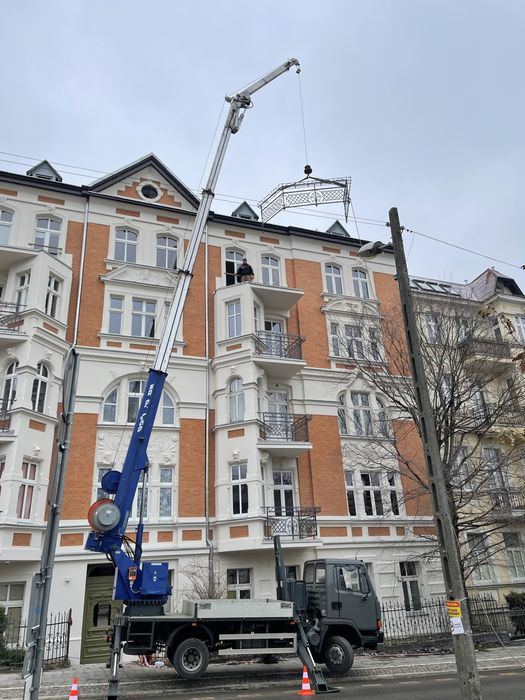 PROMOCJA Żuraw Ciesielski Dźwig dekarski Böcker AK 27/1000