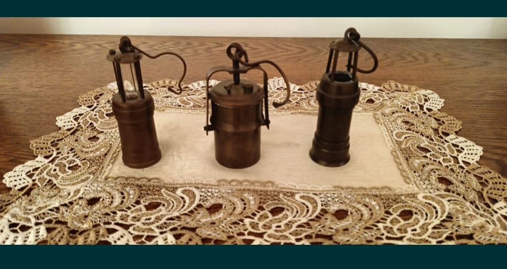 Lampki górnicze mosiężne