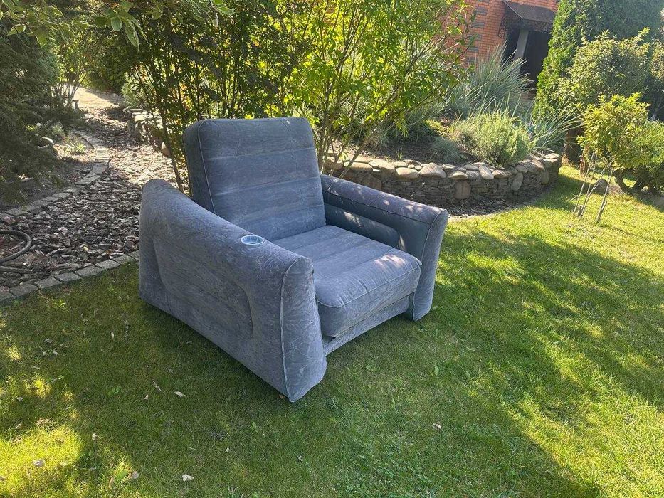 ℹ️ Кресло надувное раскладное велюр. Крісло. Ліжко. Кровать надувная