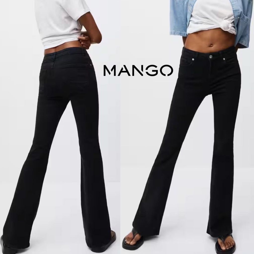 Жіночі джинси кльош MANGO.