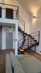 Schody Metalowe Drewniane Loft