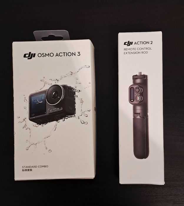 Kamera DJI Osmo 3 Action + selfie stick z pilotem DJI