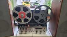 Magnetofon szpulowy Revox z szpulami i kolumnami Revox 4620 Alnico