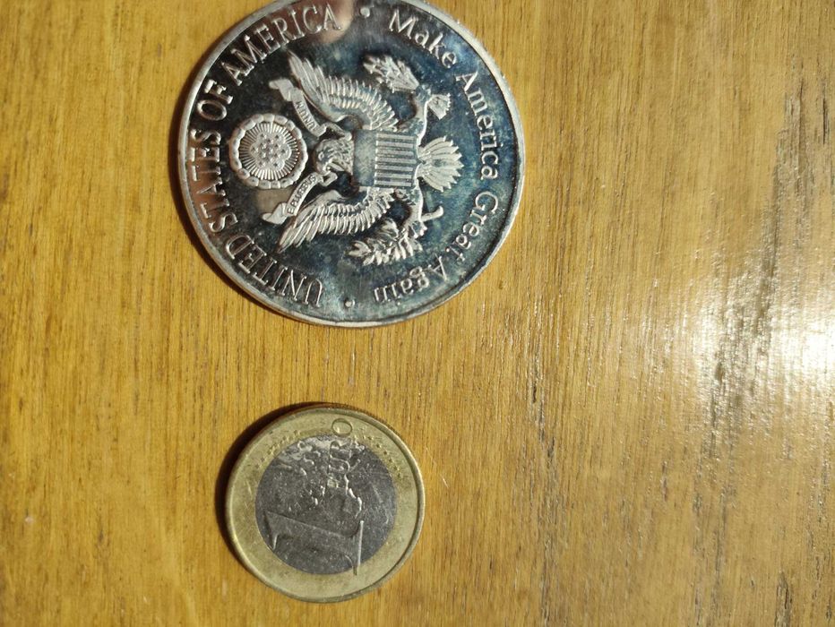 Trump moeda comemorativa