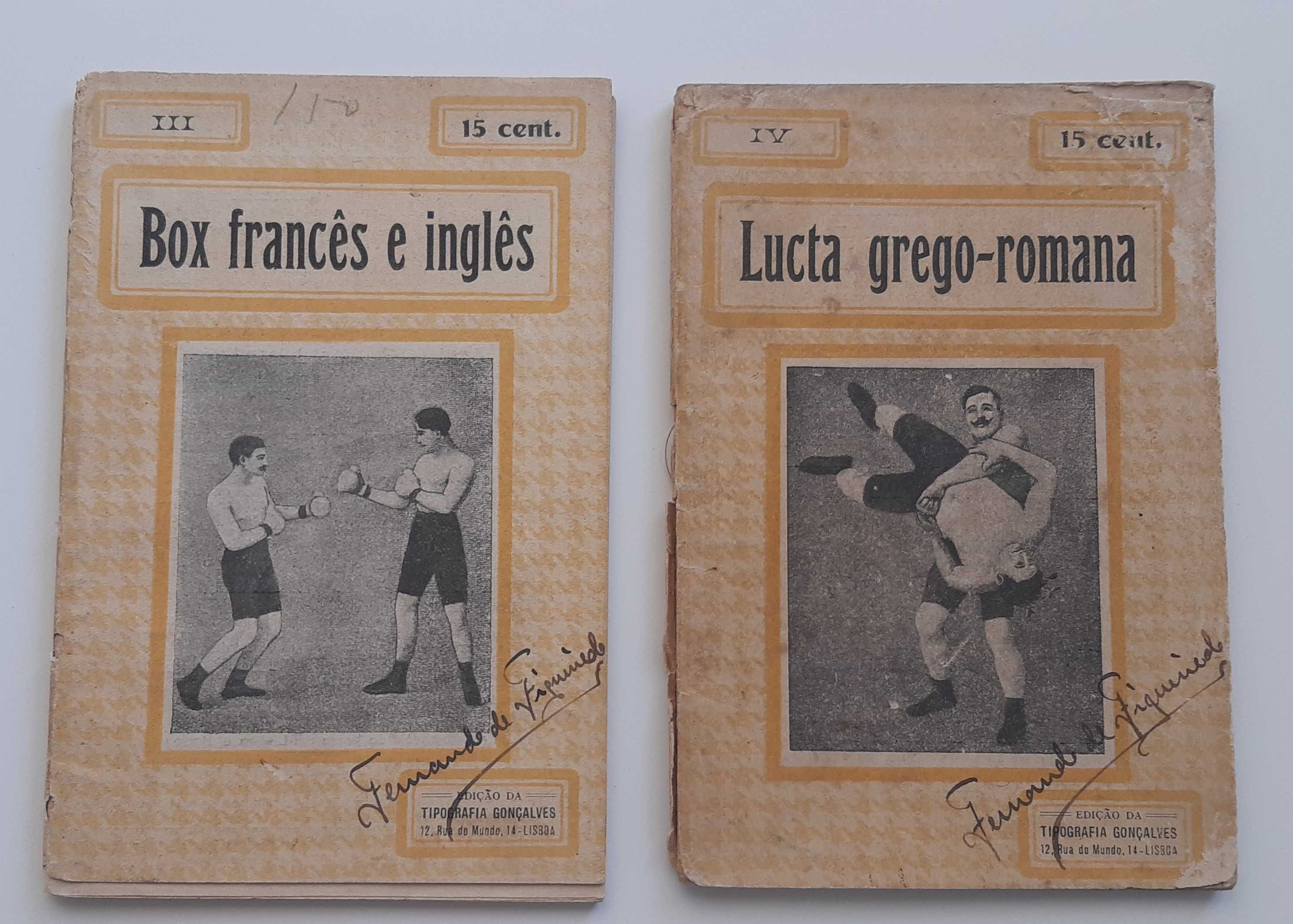 Livros Antigos de Desporto - Box e Luta Grego-Romana