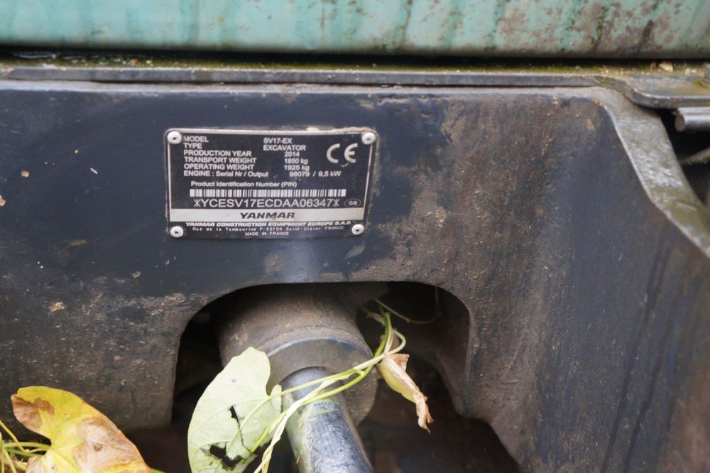 Mini koparka Yanmar SV 17-EX