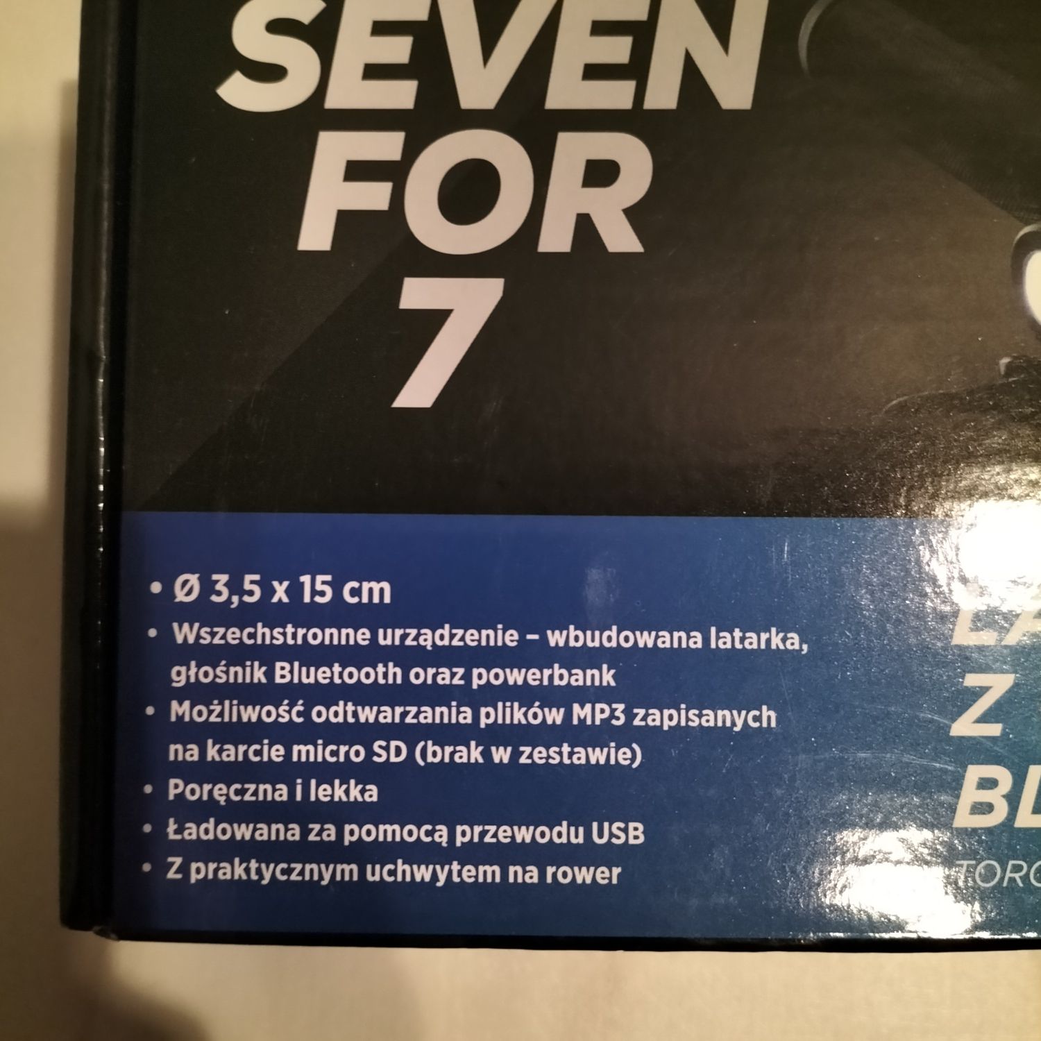 Lampka do roweru z głośnikiem bluetooth nowa