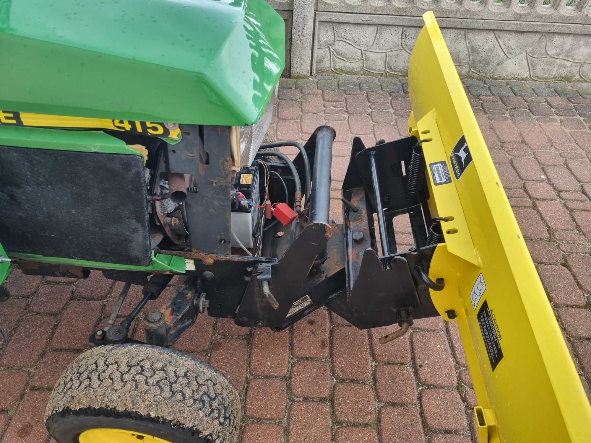 Ciągnik, traktorek, John Deere 415, diesel