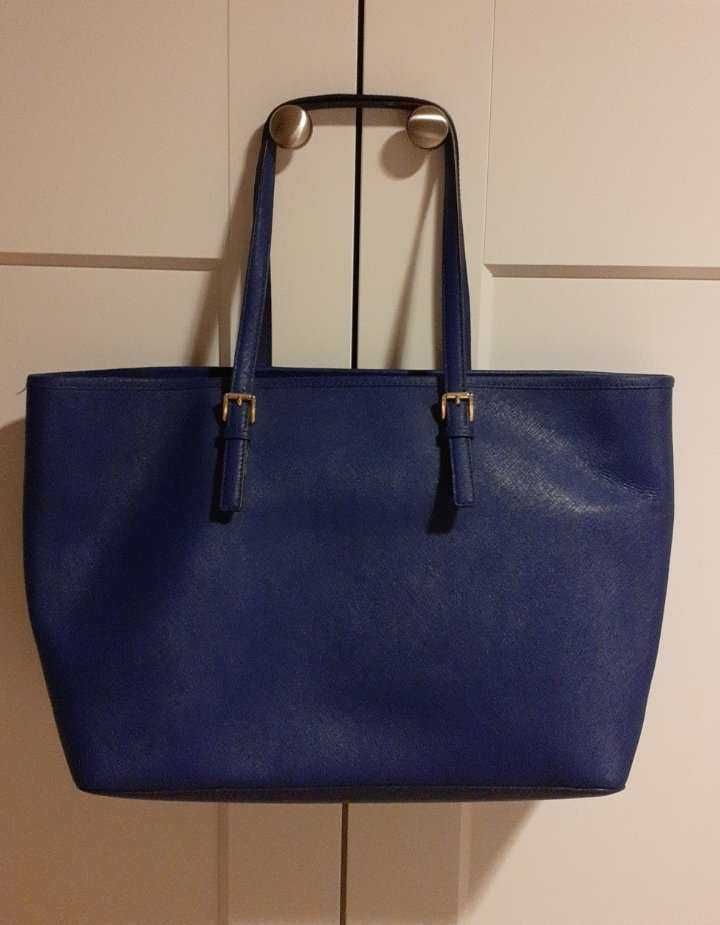 Torba MICHAEL KORS Shopper Royal Blue/ Cobalt Blue Saffiano ORYGINAŁ