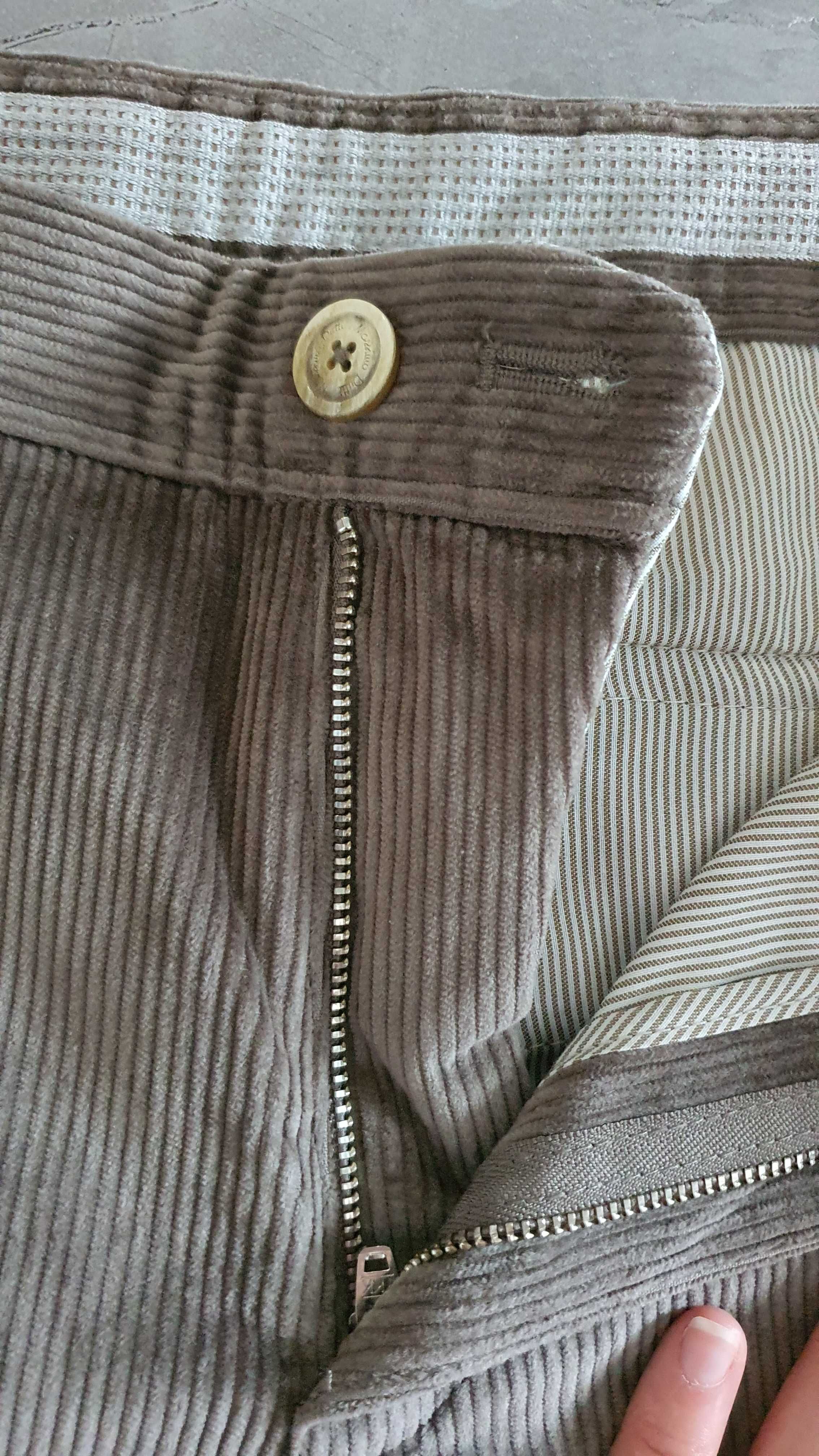 Nowe sztruksowe dżinsy Massimo dutti dla mężczyzn
