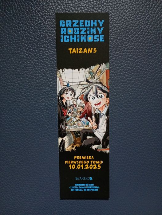 Zakładka Grzechy rodziny Ichinose