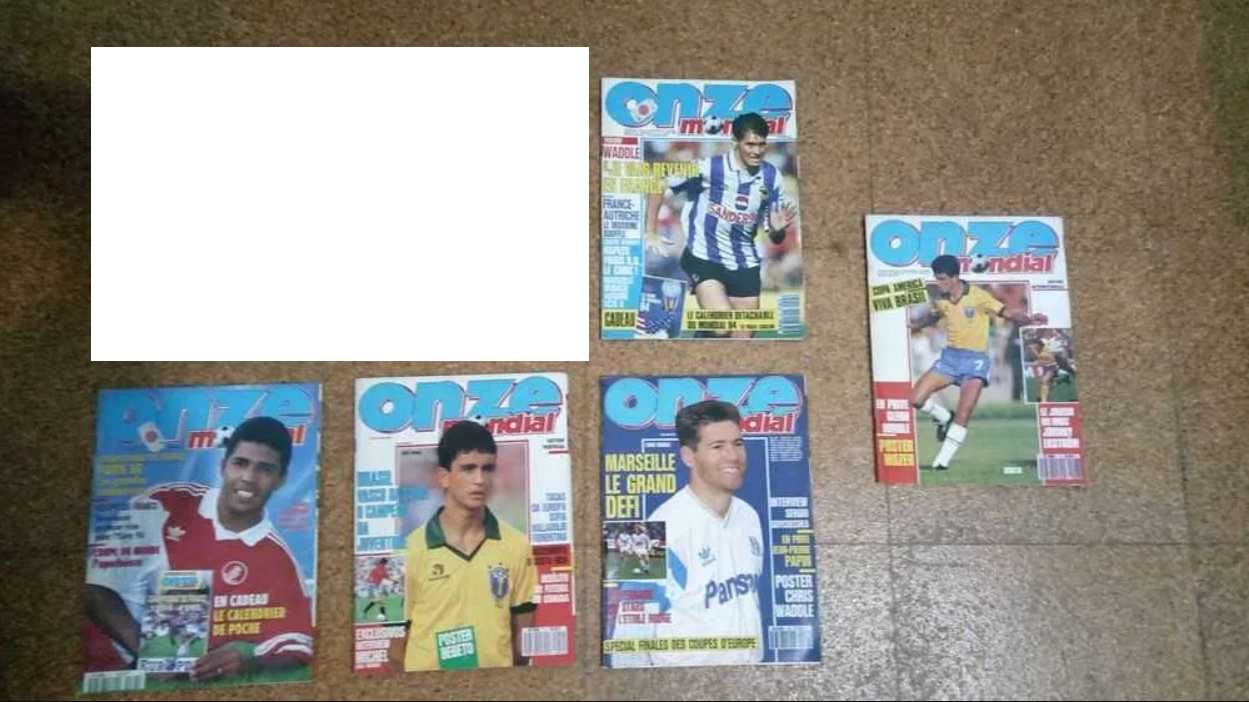 Revistas de Futebol Onze e de Motas - anos 80, 90 e 2000 - Raras