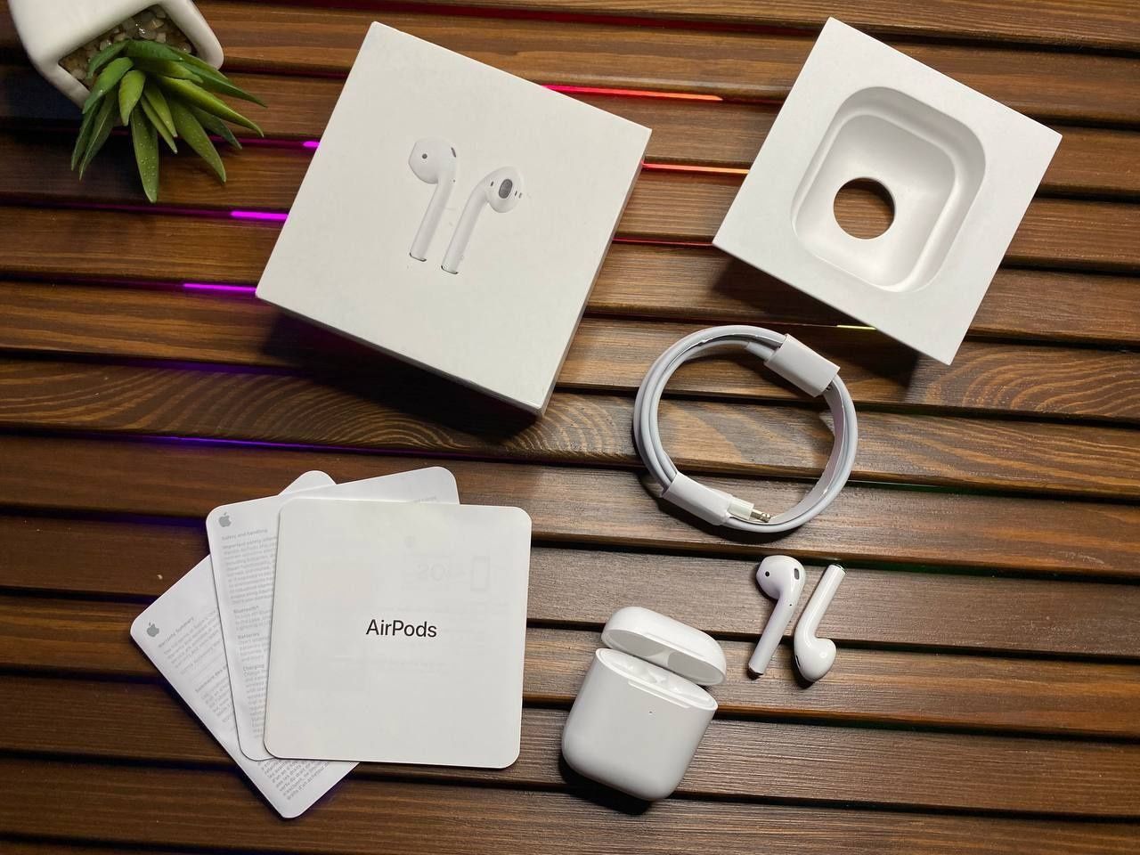 Стильна класика] Навушники AirPods 2] Earphones AirPods 2