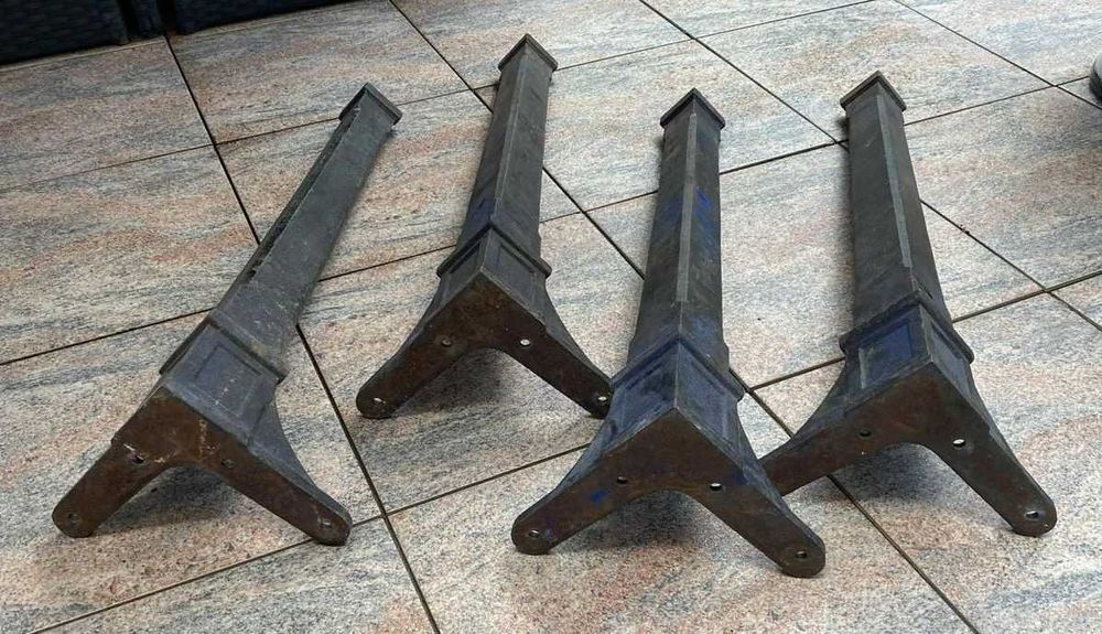 Pés em ferro fundido - shabby chic / industrial vintage / rustic style